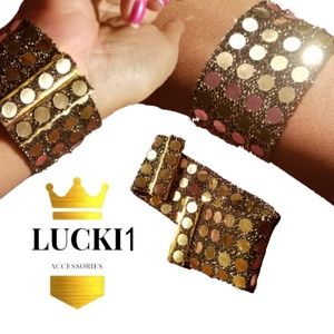 Gold Polkadot Magnet Bracelet